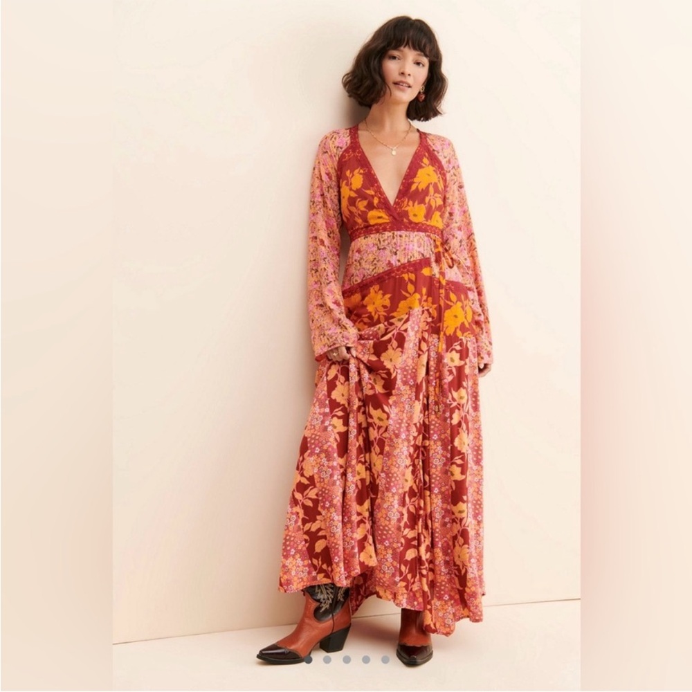 Free People Tilda Wrap Dress Femme combo